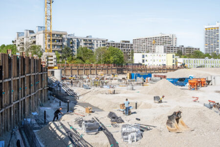 Baustart im Münchner Westen