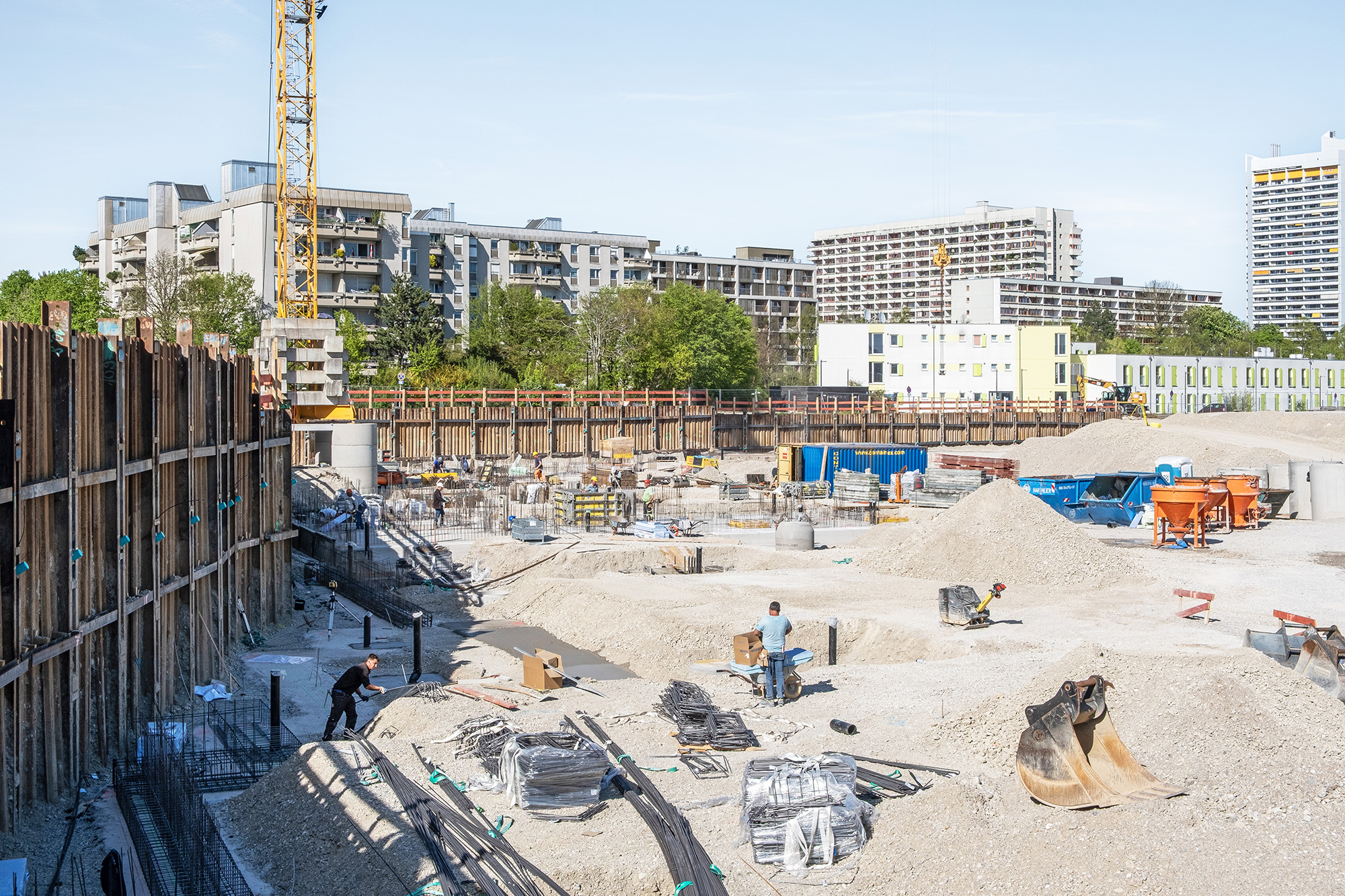 Baustart im Münchner Westen